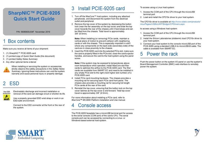 SMART SharpNIC PCIE-9205 quick start guide