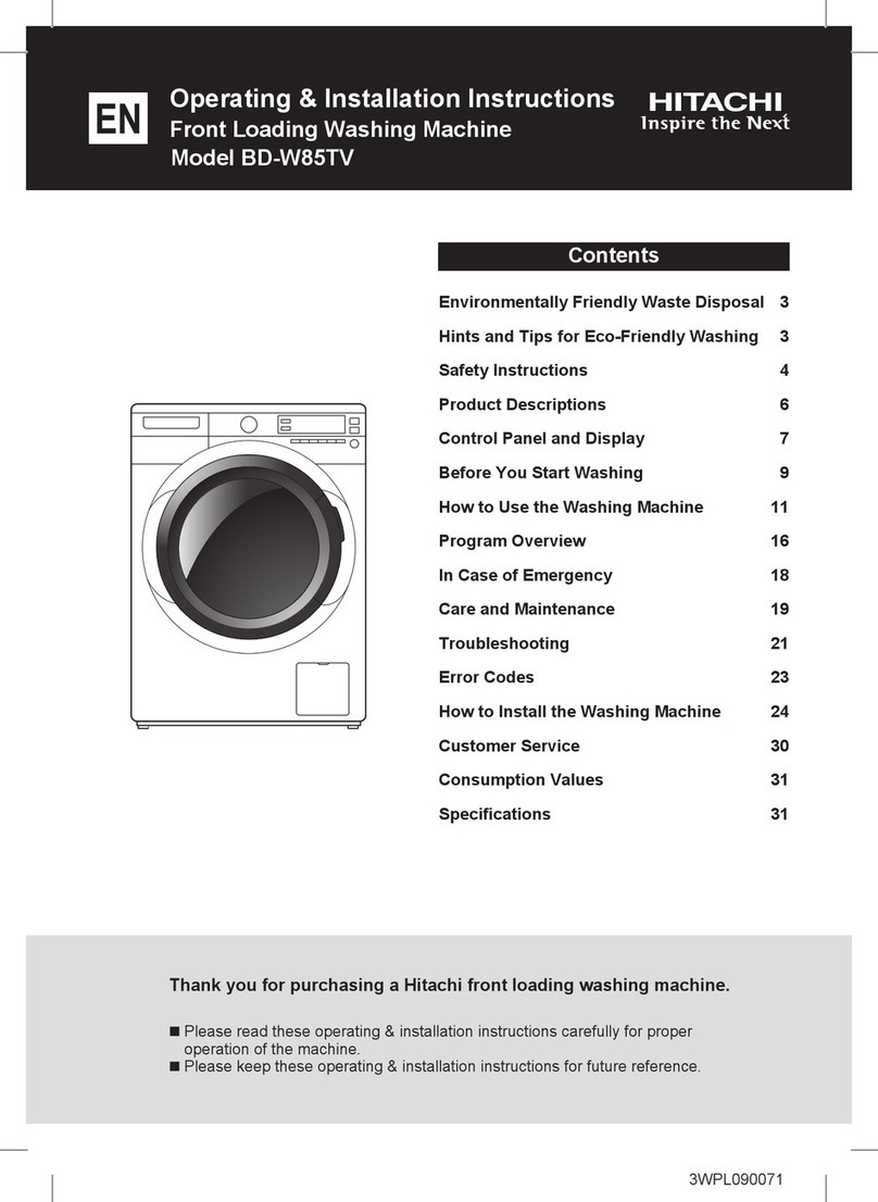 Hitachi BD-W85TV Product guide