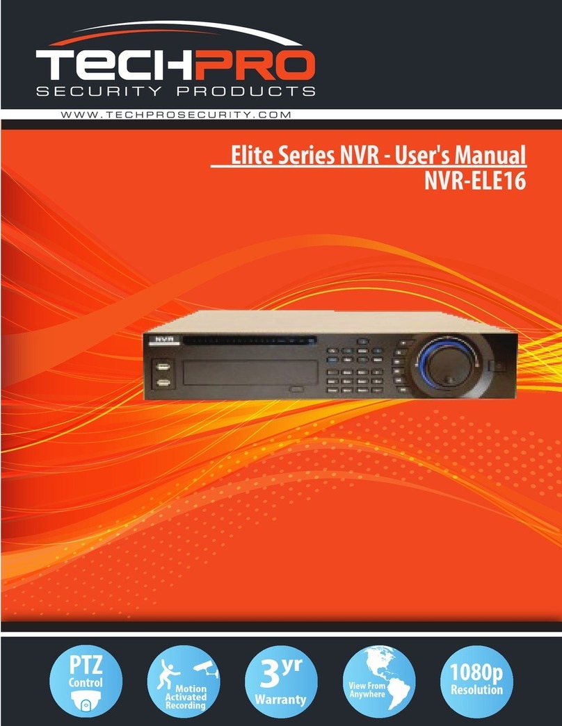 Techpro NVR-ELE16 User manual