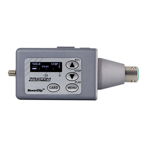 Zaxcom TRX743 User manual
