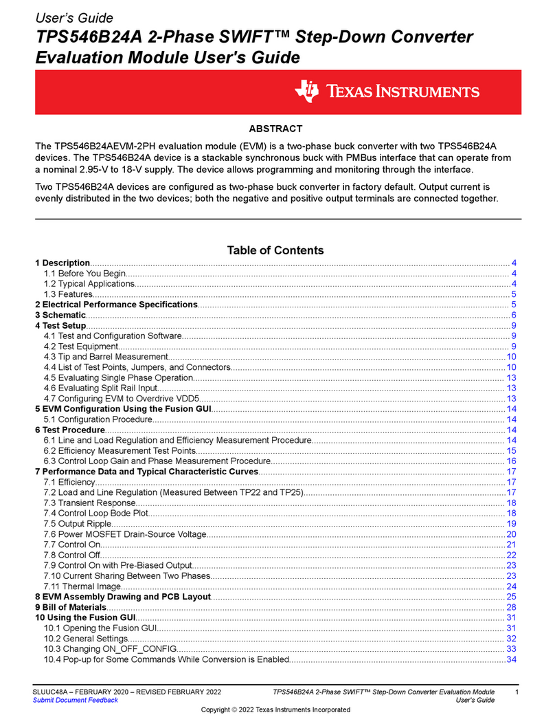 Texas Instruments TPS546B24AEVM-2PH User manual