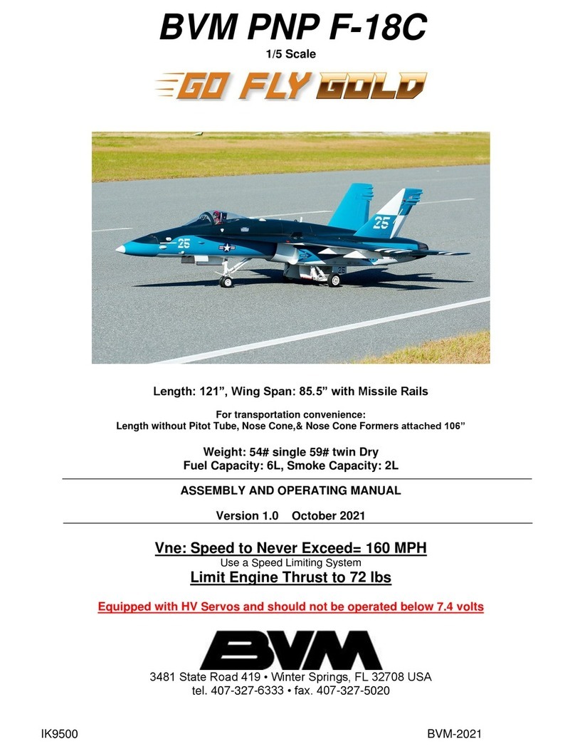 BVM Go Fly Gold F-18C User instructions BVM Go Fly Gold F-18C User instructions