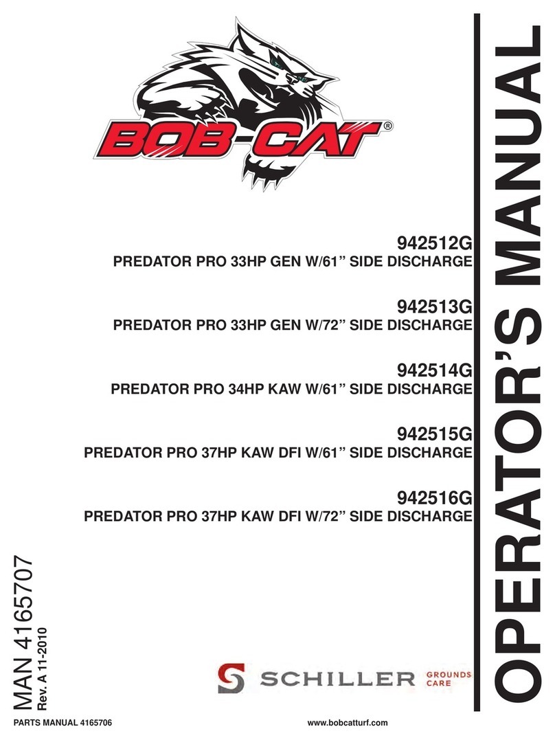 Schiller BOB-CAT PREDATOR-PRO Series User manual