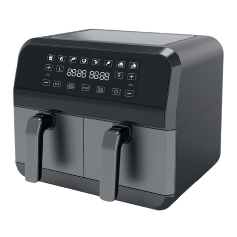 BluMill Dual Air Fryer User manual