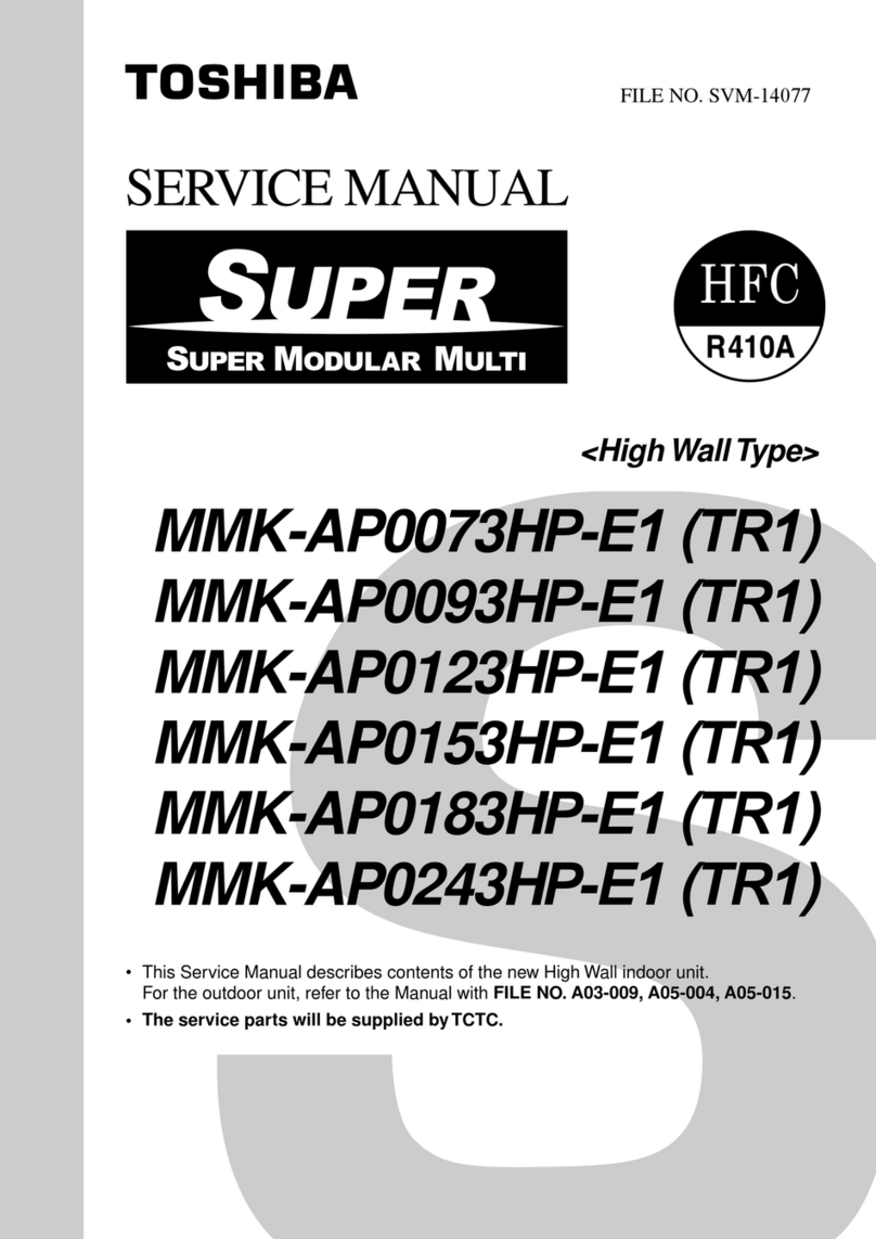 Toshiba SUPER MMK-AP0073HP-E1 (TR1) User manual