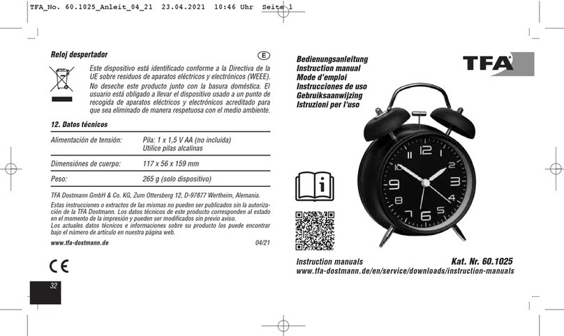 TFA 60.1025 User manual