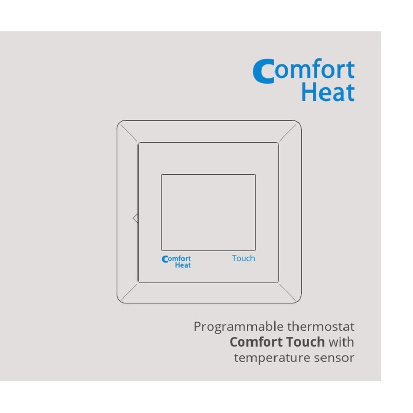 ComfortHeat Comfort Touch manual