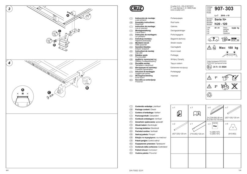 Cruz N+ Series Assembly instructions Cruz N+ Series Assembly instructions