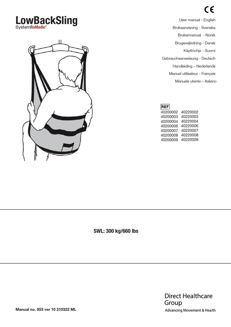 SystemRoMedic LowBackSling user manual