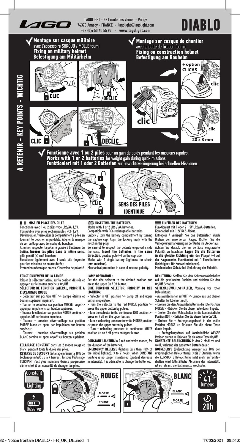 Lago Light DIABLO manual