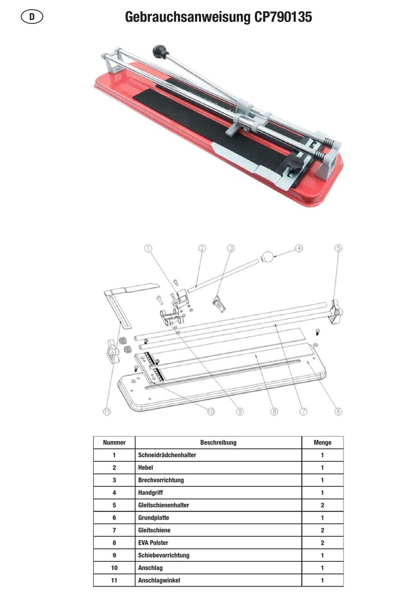 Conmetall Meister CP790135 operating manual