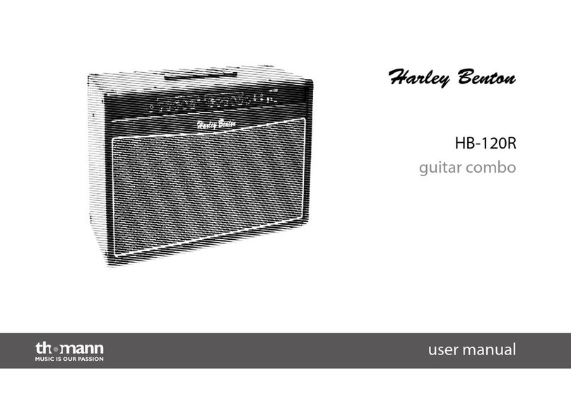 thomann Harley Benton HB-120R user manual