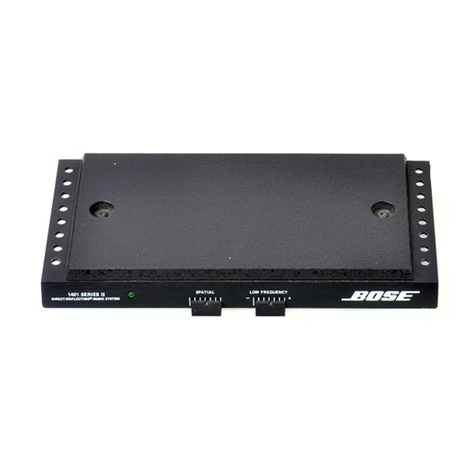 Bose 1401 I Series Service manual