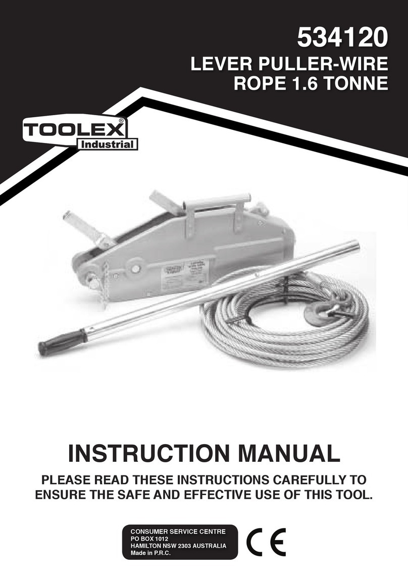 Toolex 534120 instruction manual