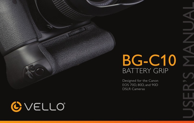 Vello BG-C10 User manual Vello BG-C10 User manual