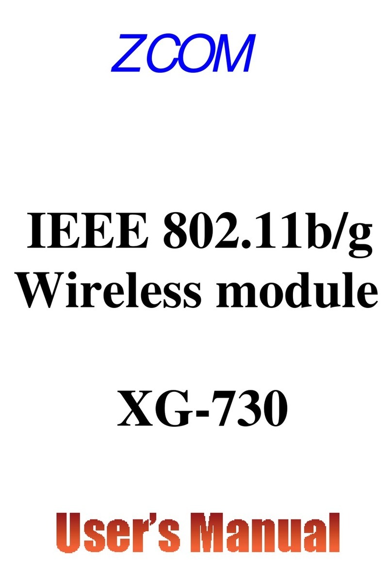 Zcom XG-730 User manual
