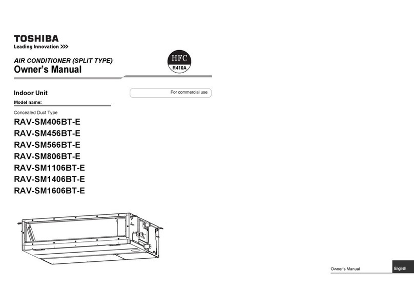 Toshiba RAV-SM566BT User manual