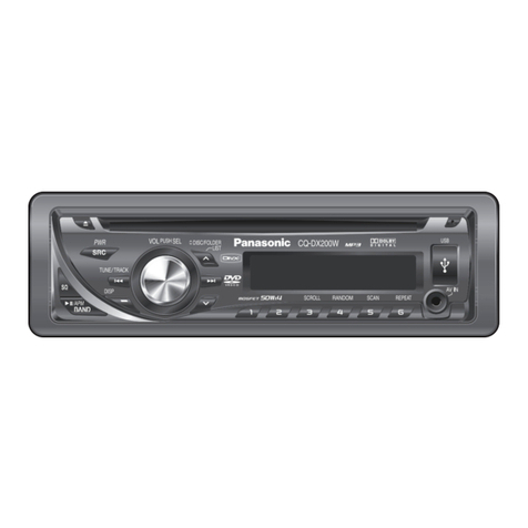 Panasonic CQ-DX200W5 User manual