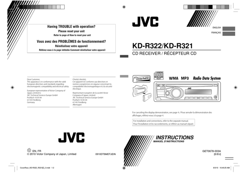 JVC KD-R327EE User manual