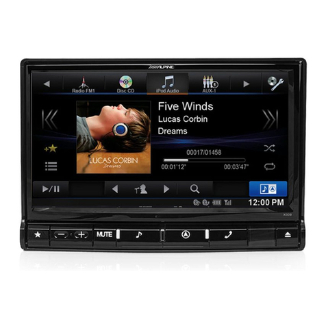 Alpine X009E-U User manual