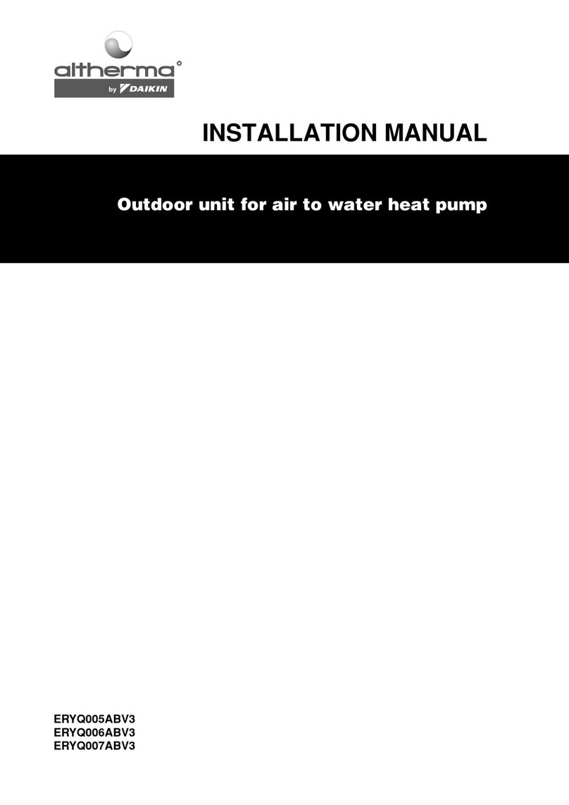 Daikin Altherma ERYQ005ABV3 User manual