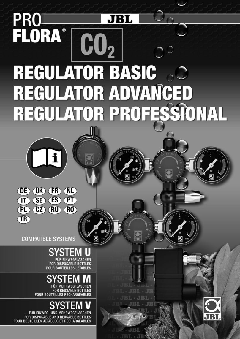 JBL JBL PROFLORA CO2 REGULATOR BASIC manual