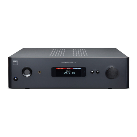 NAD C 399 Quick setup guide