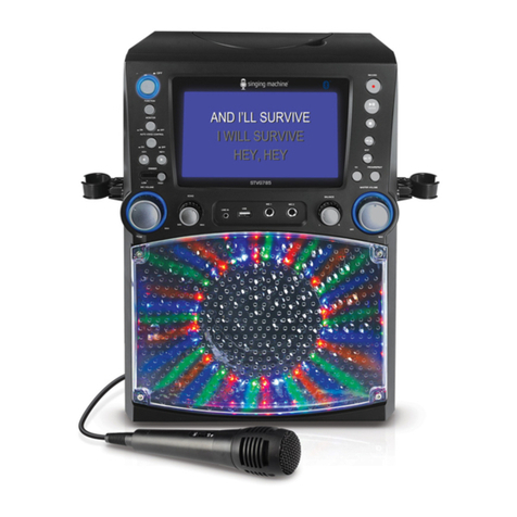 The Singing Machine STVG785BT User manual