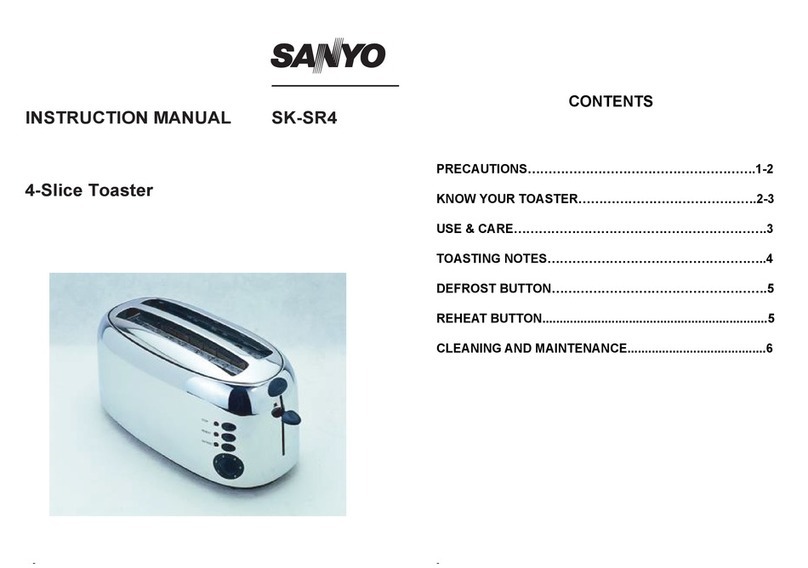 Sanyo SK-SR4 instruction manual