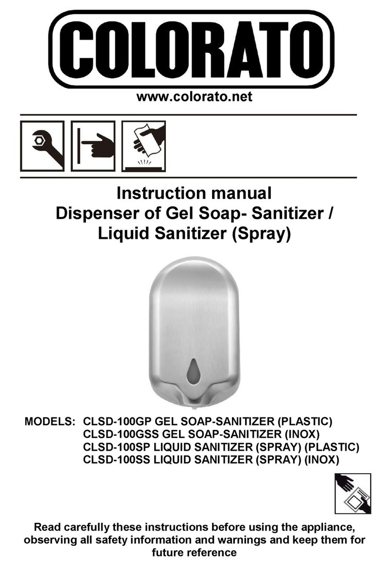 COLORATO CLSD-100GP instruction manual