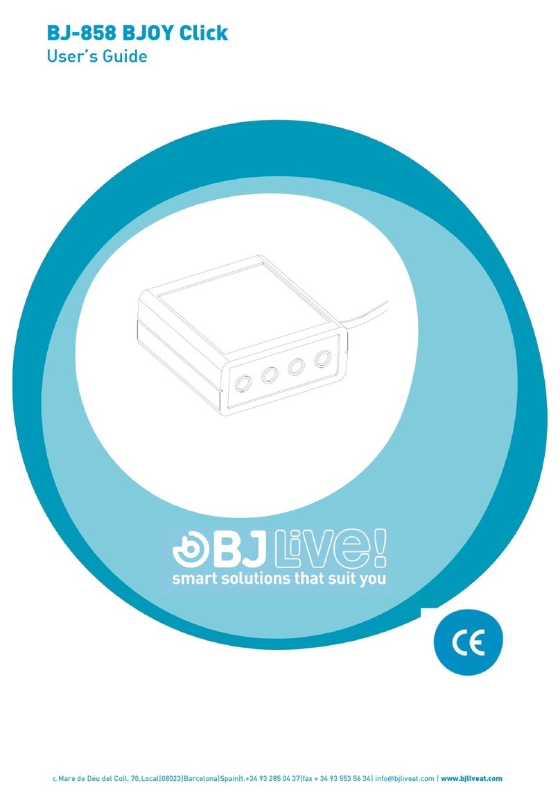 BJ Live BJOY Click user guide