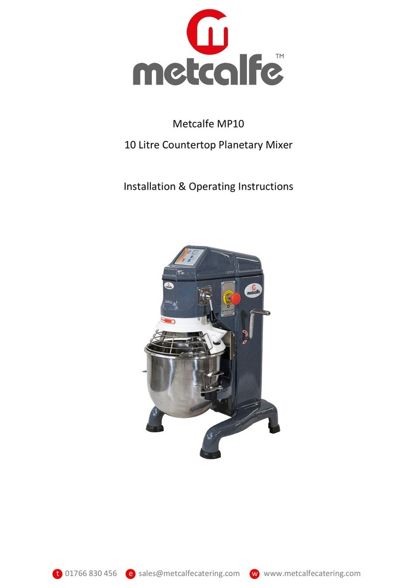 Metcalfe 5MP10 Installation & operating instructions