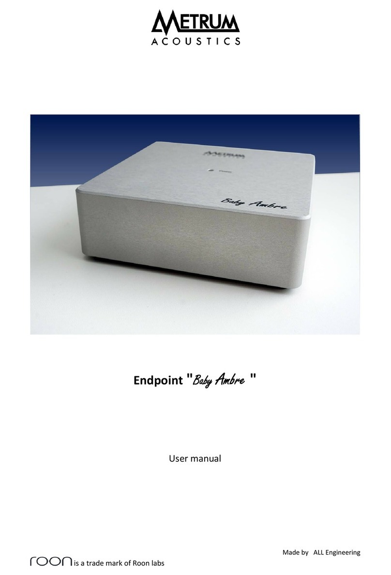 METRUM Baby Ambre user manual