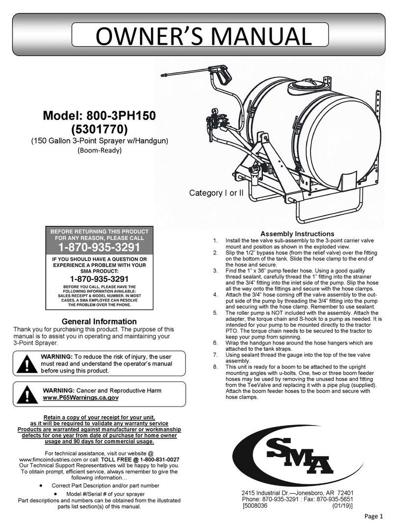 SMA 800-3PH150 owner's manual