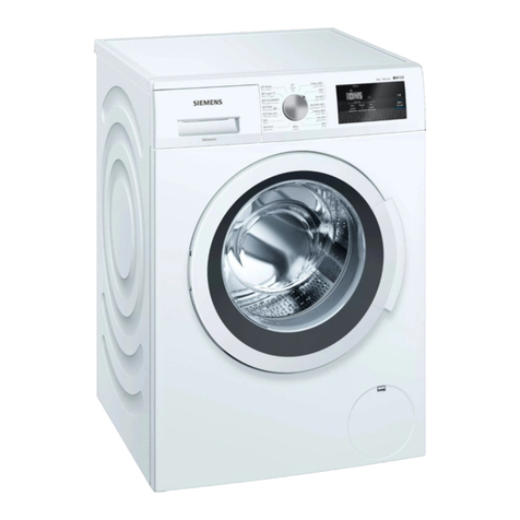 Siemens WM10J180GC User manual and installation instructions