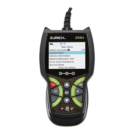 Harbor Freight Tools ZR8S OBD2 owner's manual