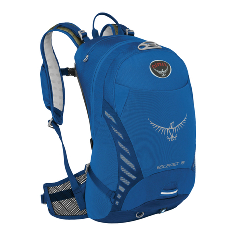 Osprey ESCAPIST Series owner's manual
