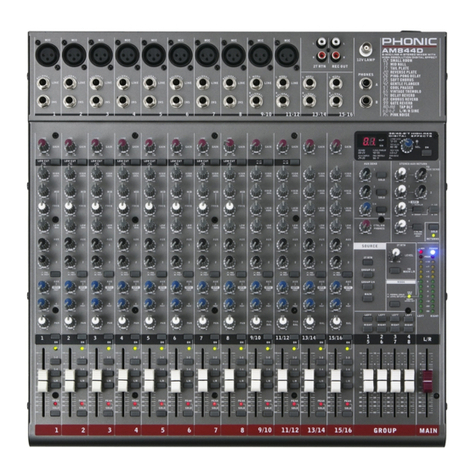 Phonic AM844D USB user manual
