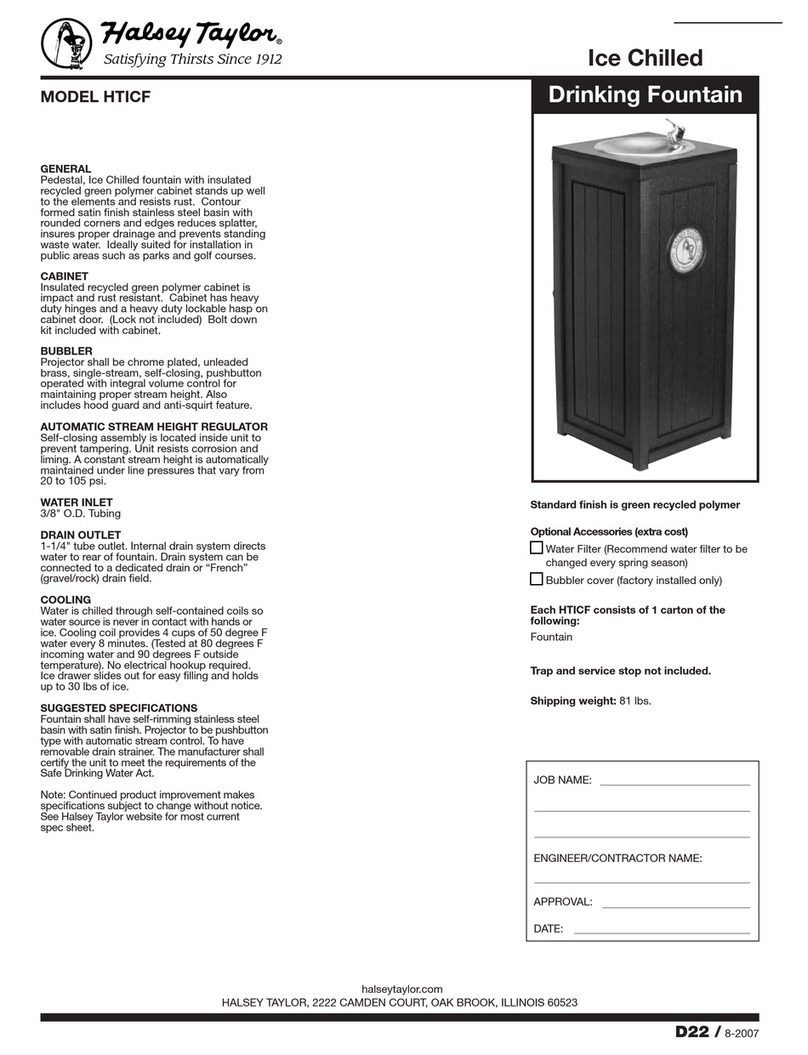 Halsey Taylor HTICF quick start guide Halsey Taylor HTICF quick start guide