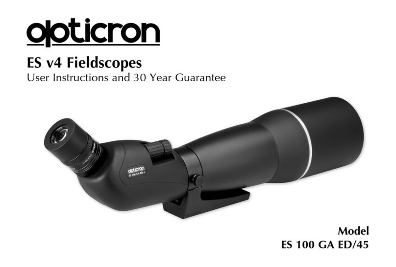 Opticron ES 100 GA ED/45 User instructions