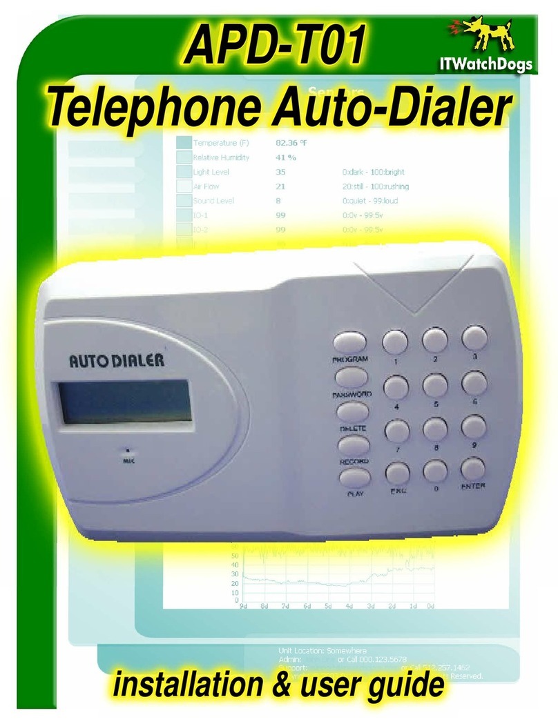 ItWatchDogs APD-T01 Installation & user guide