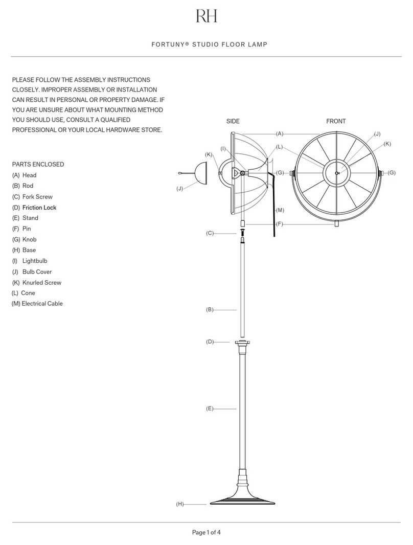 RH FORTUNY User manual