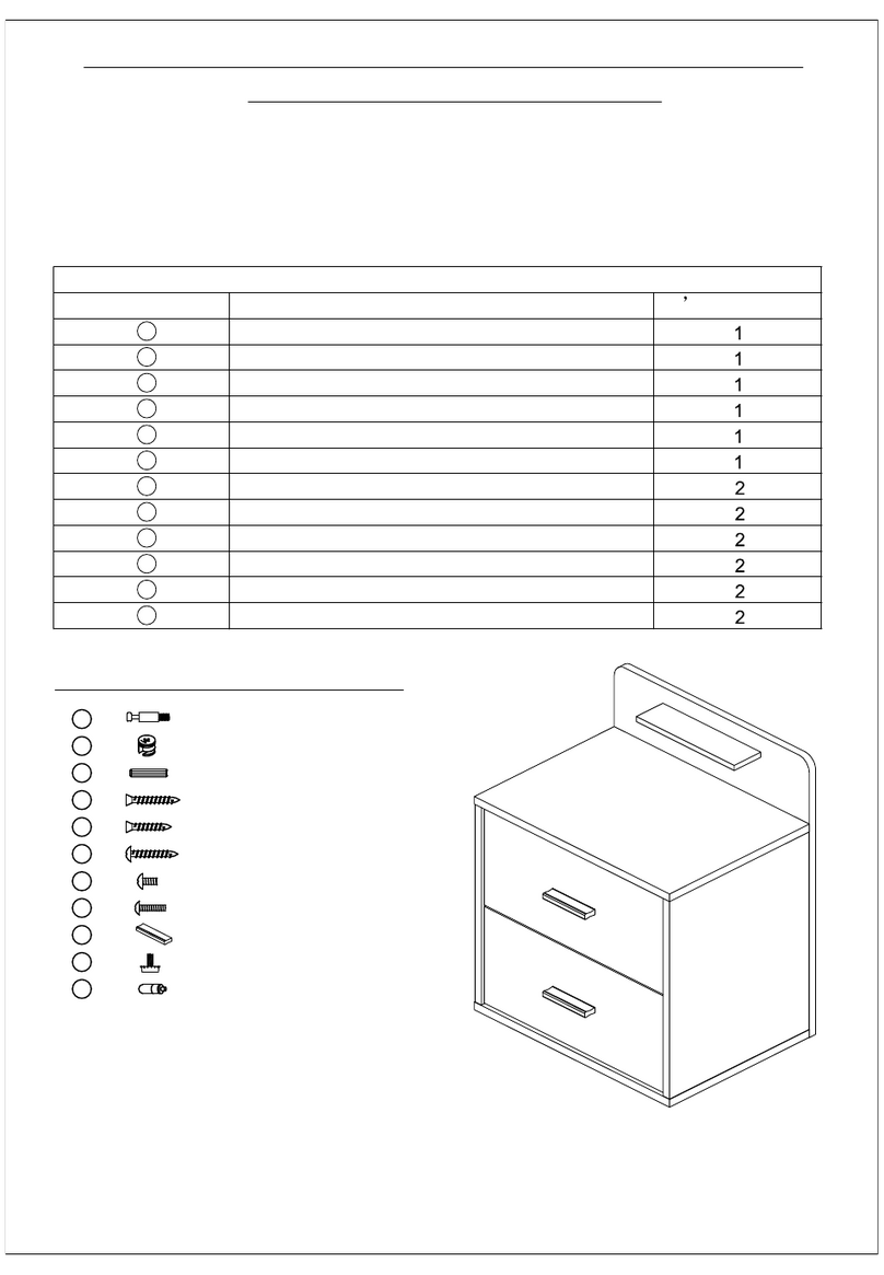 Acme Furniture 84623 Assembly instructions