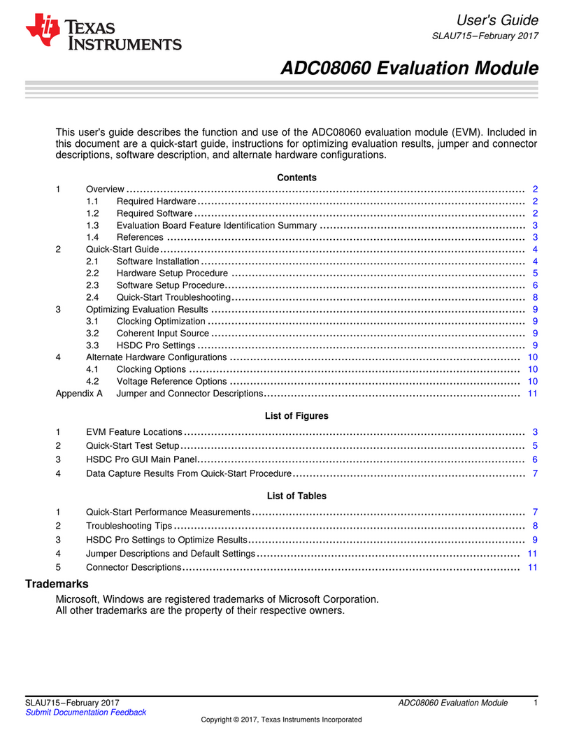Texas Instruments ADC08060 User manual