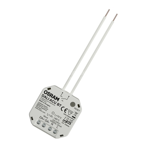 Osram DALI ACU BT installation guide