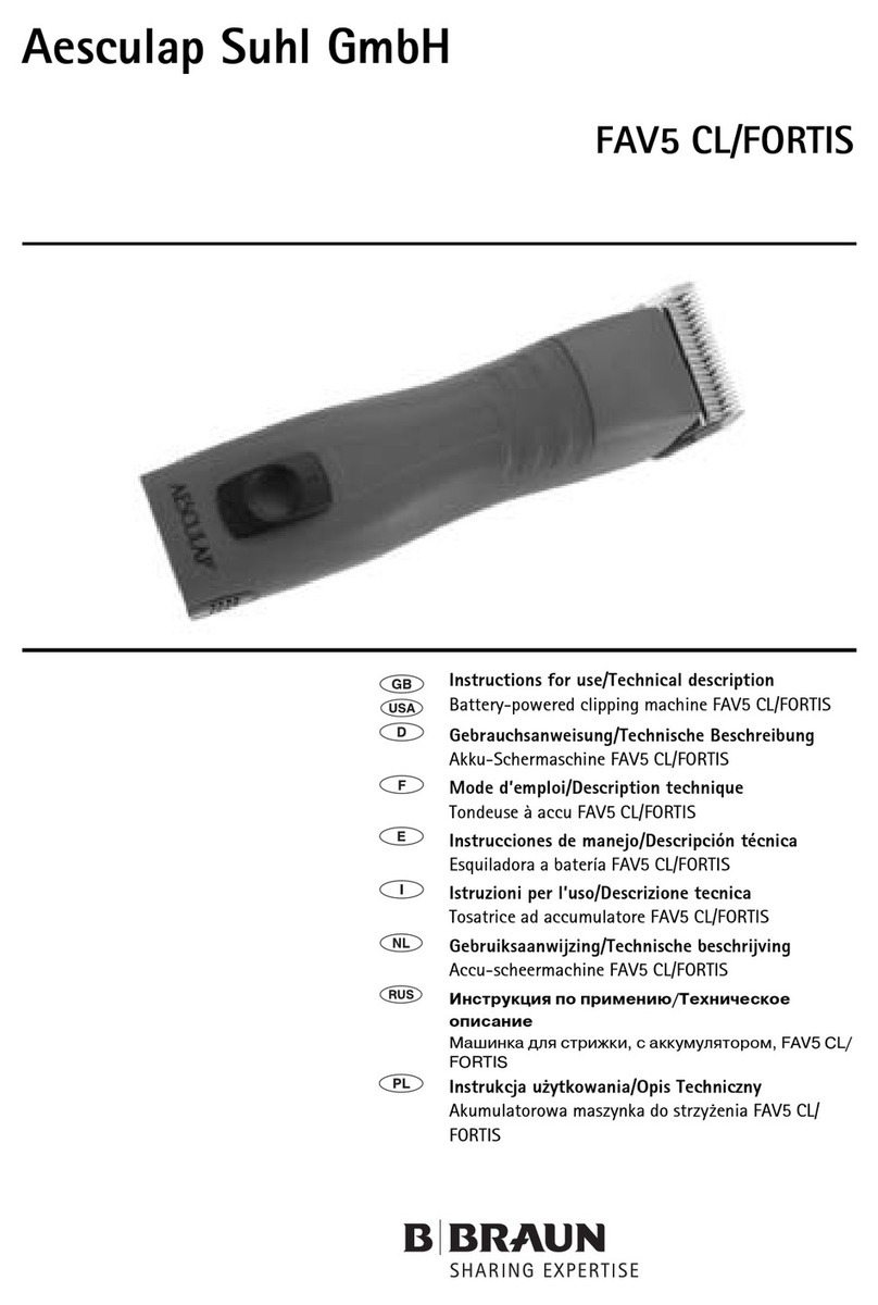 B. Braun GT300 Instructions for use/Technical description B. Braun GT300 Instructions for use/Technical description