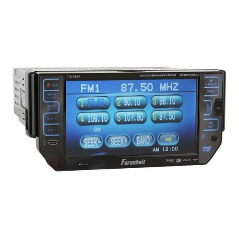 PowerAcoustik TID-585N User manual