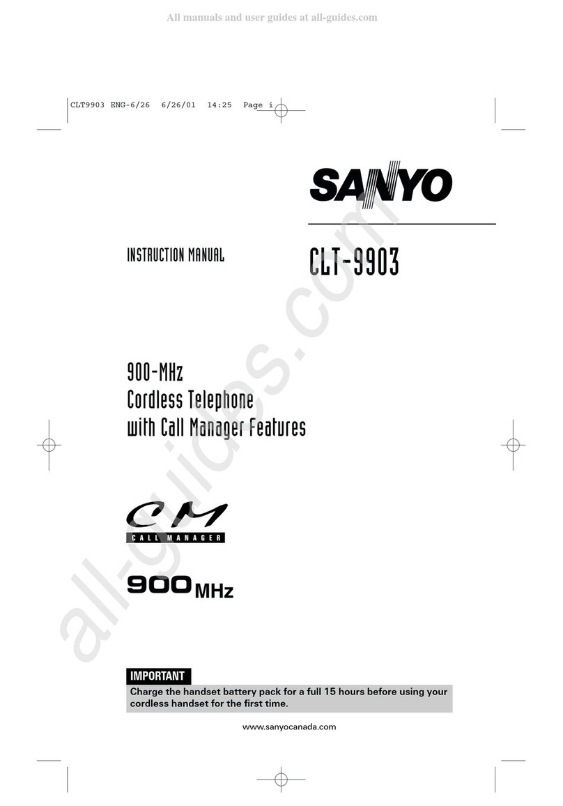 Sanyo CLT-9903 User manual
