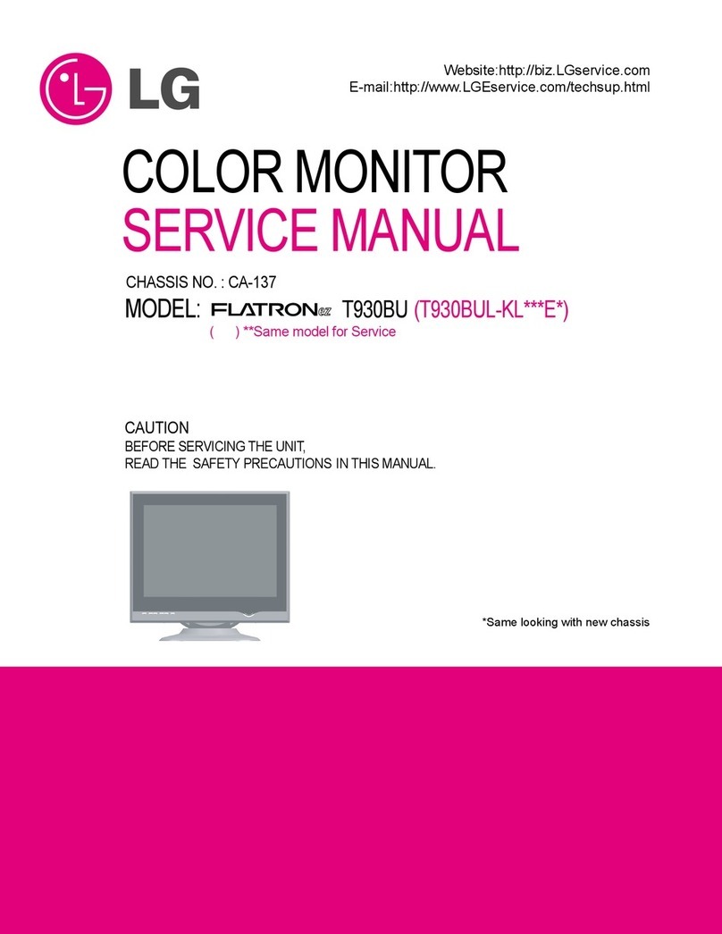 LG FLATRON T930BUL-KL E Series User manual