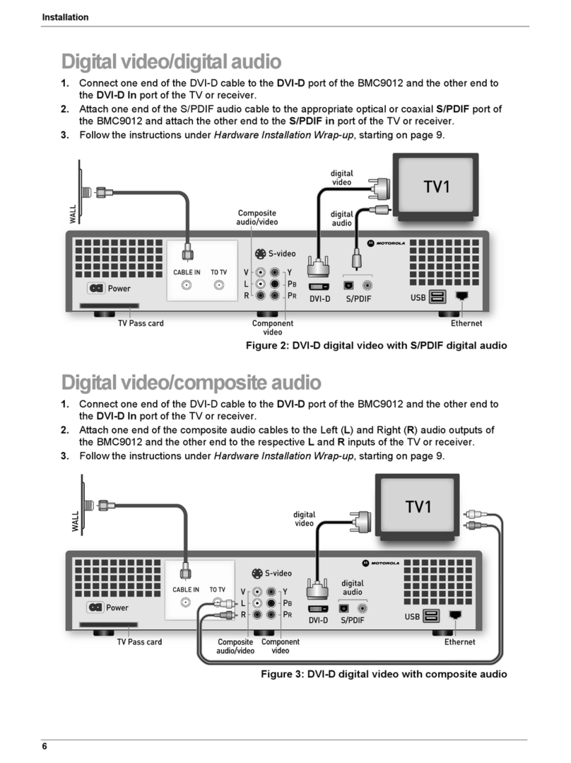 Motorola BMC9012 user guide